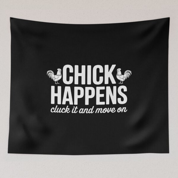 Item preview, Cluck Happens Shit Happens Farm Animal Chicken designed and sold by FndPardaL.