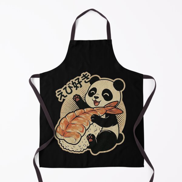 Item preview, Ebi Suki Panda Sushi Lover Vintage Japanese Food Art designed and sold by Bongocomic.