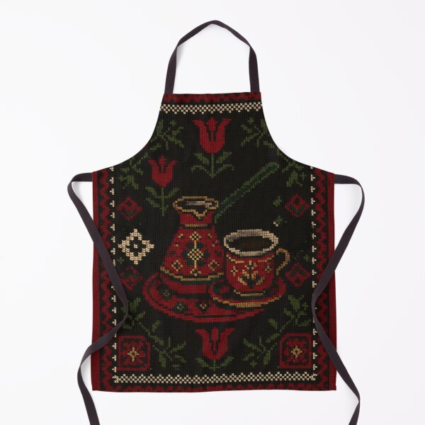 Item preview, Oriental coffee rug design – Dzezva & Fildzan ornament motif without text designed and sold by Forty4design.