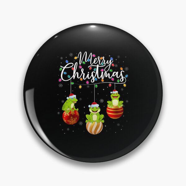 Item preview, Frog Merry Christmas Lights Ornaments Balls Frogs Xmas designed and sold by BrandyMartha.