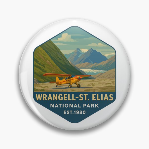 Item preview, Wrangell–St. Elias Alaska Mountain Sticker designed and sold by Ismeal Von.