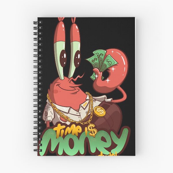 Item preview, The King of the Krusty Krab: Time Is Money, Dude! designed and sold by Ayiyi Shop.