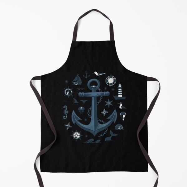 Item preview, Coast Sea Heart Sailor Beach Port Maritime Anchor designed and sold by FndPardaL.