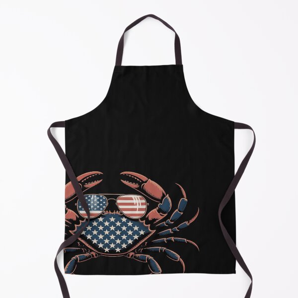 Item preview, Patriotic Crab - 4th Of July USA Crustacean Seafood Crabbing designed and sold by BlueCreator-inc.