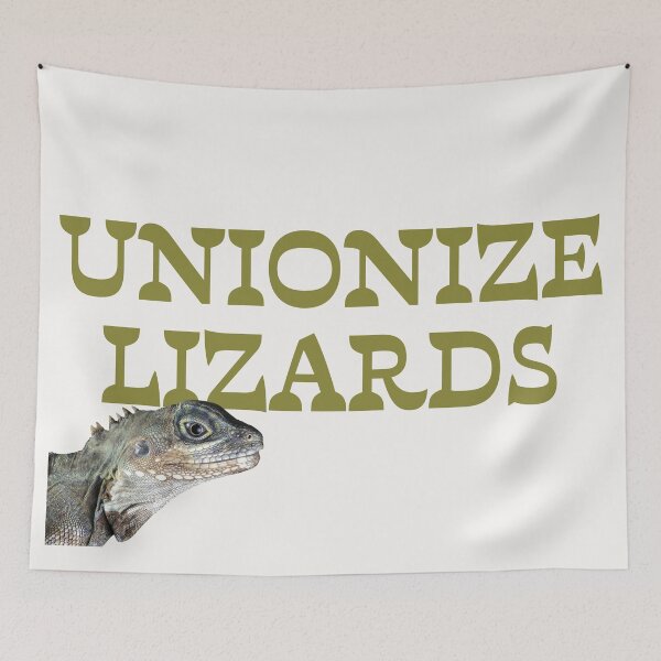 Item preview, Unionize Lizards designed and sold by Anastasia Greer.