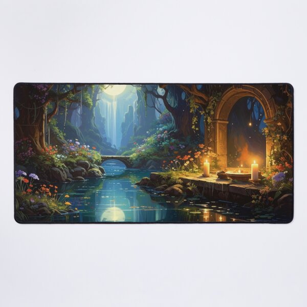 Item preview, Moonfall Over the Whispering Grove designed and sold by afrancisCL.