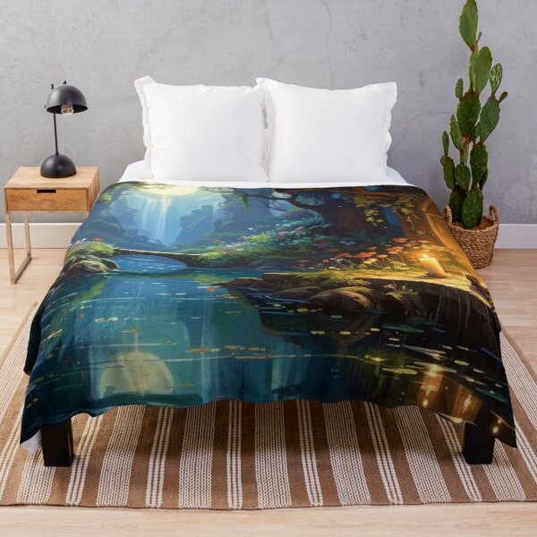 Item preview, Moonfall Over the Whispering Grove designed and sold by afrancisCL.