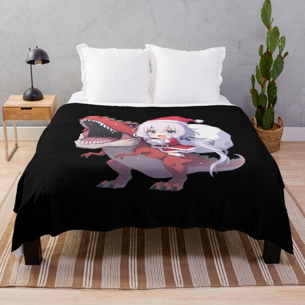 Item preview, Junko Konno Christmas Dinosaur Ride Zombieland Saga Anime designed and sold by TorbenKuhano.
