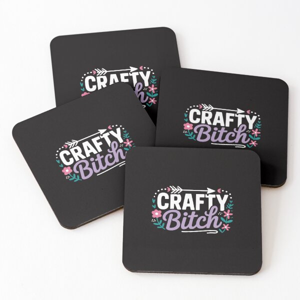 Item preview, Crafty Bitch Illustration for Women Crafters designed and sold by margaridroso.