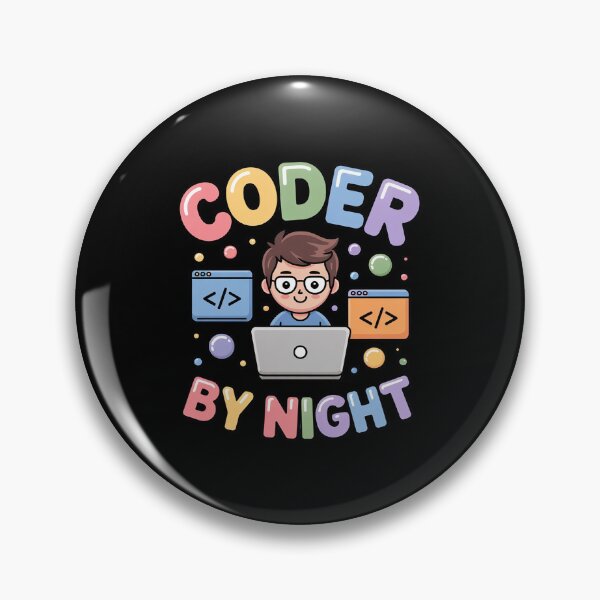 Item preview, Coder by Night Programmer Surrounded by Code designed and sold by FndPardaL.
