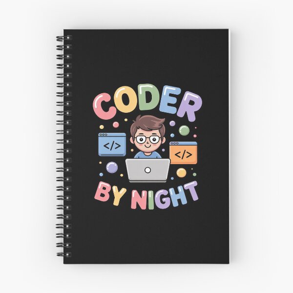 Item preview, Coder by Night Programmer Surrounded by Code designed and sold by FndPardaL.