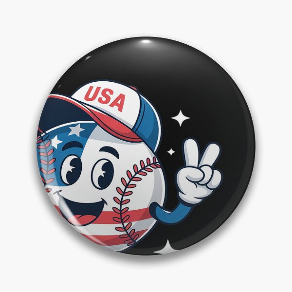 Artikelvorschau, Patriotisches Baseball Selfie USA 4. Juli Baseball Männer Jungen entworfen und verkauft von BlueCreator-inc.