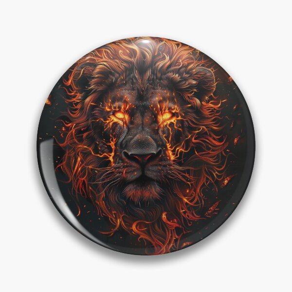 Item preview, Emberborn Lion of the Eternal Flame designed and sold by ArgentoArt.
