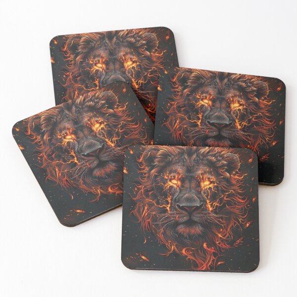 Item preview, Emberborn Lion of the Eternal Flame designed and sold by ArgentoArt.