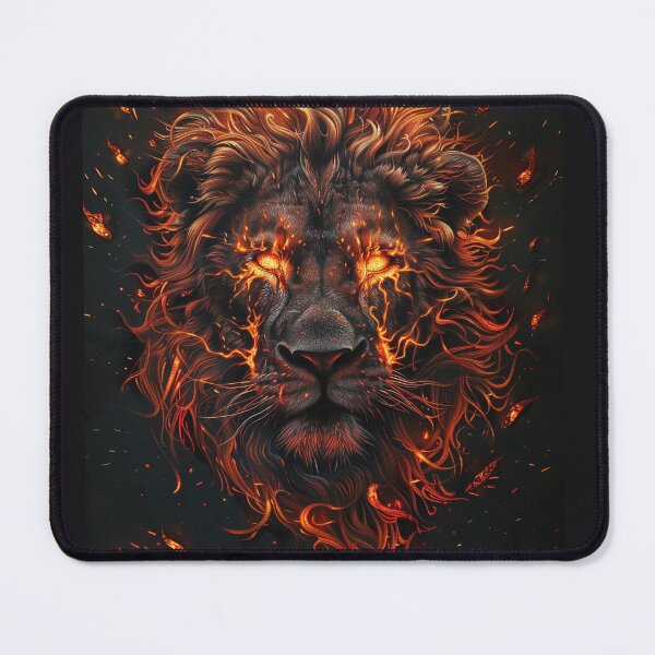 Item preview, Emberborn Lion of the Eternal Flame designed and sold by ArgentoArt.