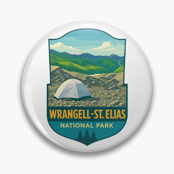 Item preview, Wrangell–St. Elias Alaska Mountain Sticker designed and sold by Ismeal Von.