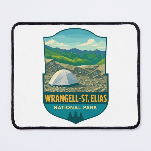 Item preview, Wrangell–St. Elias Alaska Mountain Sticker designed and sold by Ismeal Von.