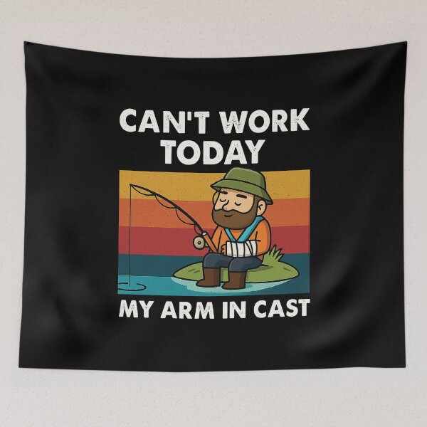 Item preview, I Can't Work My Arm is in a Cast  designed and sold by CloudyPress.