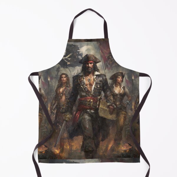Item preview, Painterly Pirate Trio with Flag designed and sold by Piotrek0001.