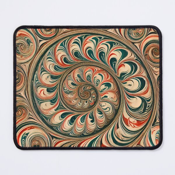 Item preview, Vintage Marbled Paper Pattern Retro Abstract Design designed and sold by PinUpPizzazz.