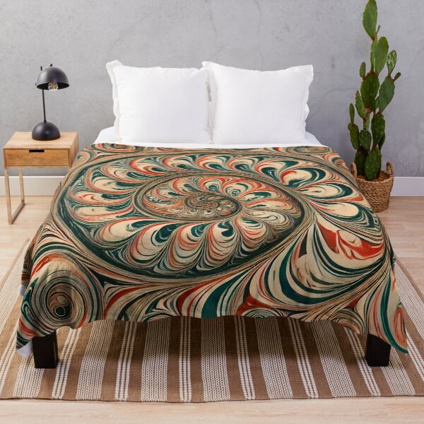 Item preview, Vintage Marbled Paper Pattern Retro Abstract Design designed and sold by PinUpPizzazz.