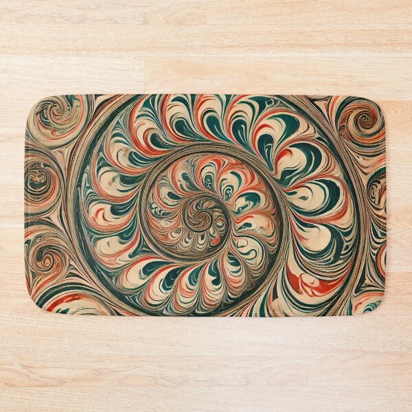 Item preview, Vintage Marbled Paper Pattern Retro Abstract Design designed and sold by PinUpPizzazz.