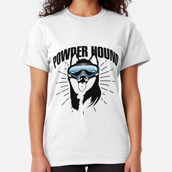 My Drug Of Choice Is White Powder Snowboard Ski Schnee Sport Winter Herren Shirt