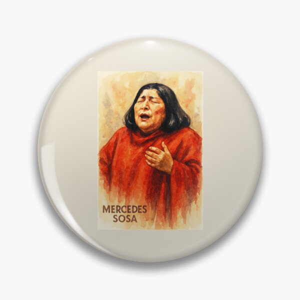 Item preview, Mercedes Sosa designed and sold by Sarcastic designs.