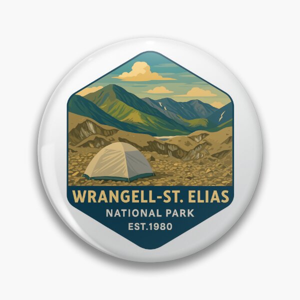 Item preview, Wrangell–St. Elias Alaska Mountain Sticker designed and sold by Ismeal Von.