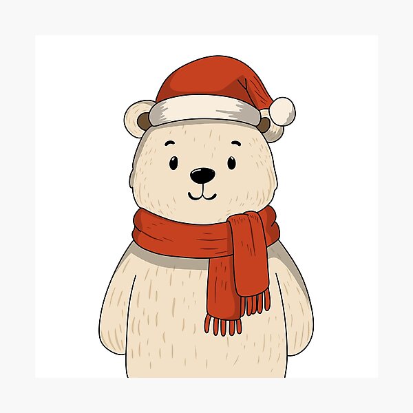 Artikelvorschau, Weihnachtseisbär entworfen und verkauft von Infinite Sketch Co. .