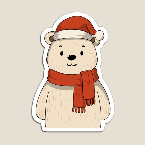 Artikelvorschau, Weihnachtseisbär entworfen und verkauft von Infinite Sketch Co. .