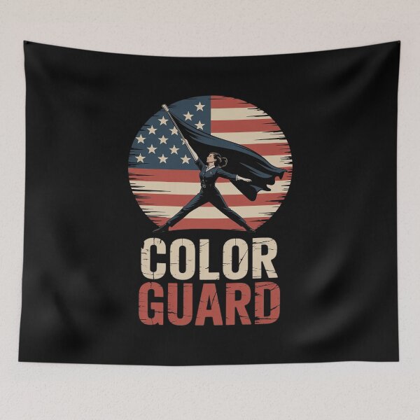 Item preview, Color Guard USA Flag designed and sold by FndPardaL.