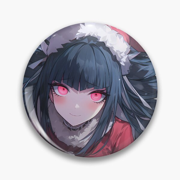 Item preview, Christmas Santa Claus Celestia Ludenberg Danganronpa Anime Girl Gothic Winter designed and sold by TorbenKuhano.