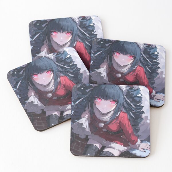 Item preview, Christmas Santa Claus Celestia Ludenberg Danganronpa Anime Girl Gothic Winter designed and sold by TorbenKuhano.