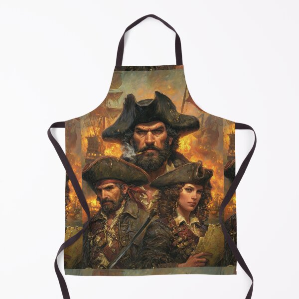 Item preview, The Pirate King's Wrath Vintage Style Art designed and sold by Piotrek0001.