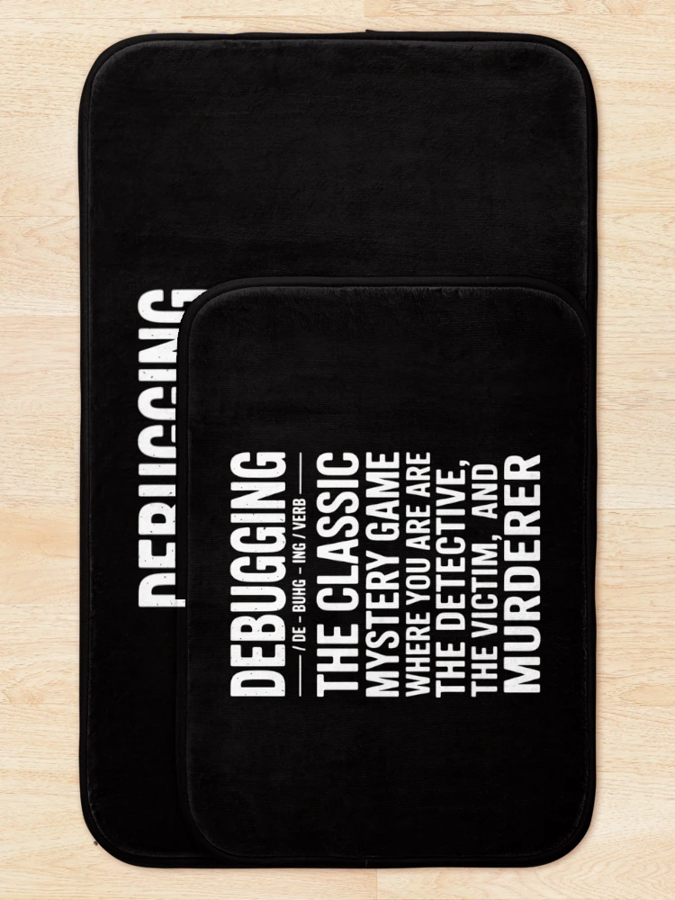 Thumbnail 5 of 6, Bath Mat, Programmer Coder - Developer Programming Software Engineer designed and sold by margaridroso.