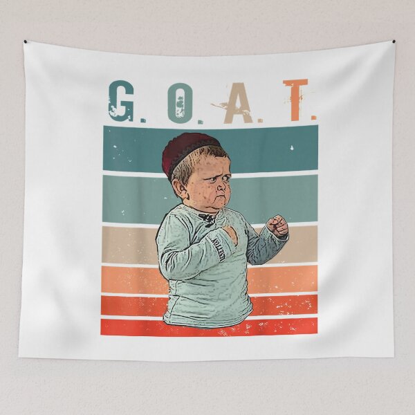 Item preview, Retro meme G.O.A.T. MMA Hasbulla Fighting Meme Gift Perfects designed and sold by AngelaOdonn.