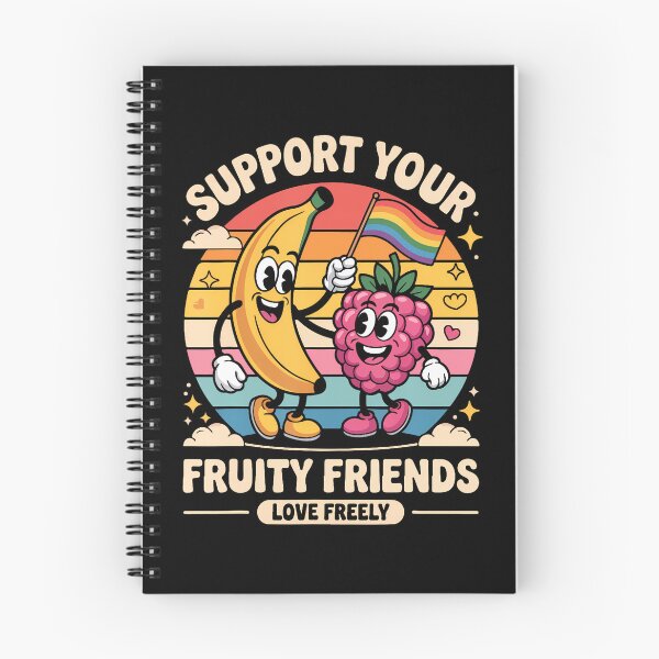 Item preview, Support Your Fruity Friends Love Freely Lgbtq designed and sold by MavisJoseph.