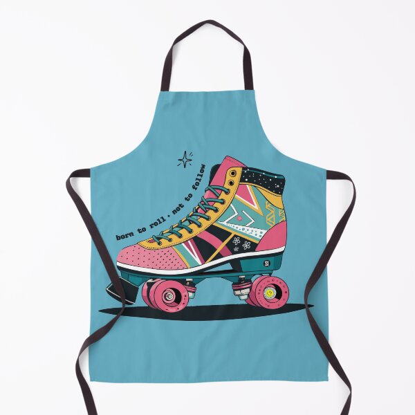 Item preview, Born to Roll, Not to Follow — Retro Roller Skate Design designed and sold by StrikingIdea.