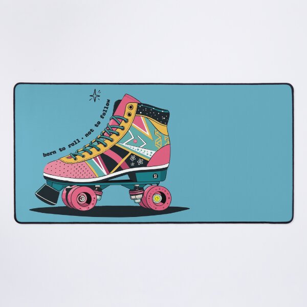 Item preview, Born to Roll, Not to Follow — Retro Roller Skate Design designed and sold by StrikingIdea.