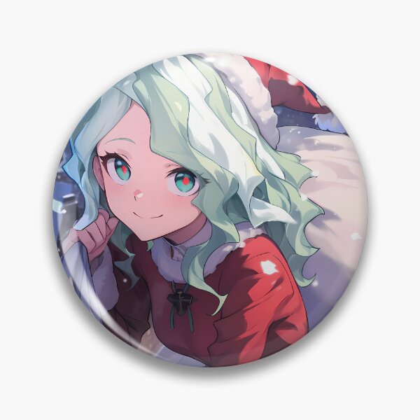 Item preview, Diana Cavendish Christmas Santa Claus Little Witch Academia Anime Girl Winter Snowfall Night designed and sold by TorbenKuhano.
