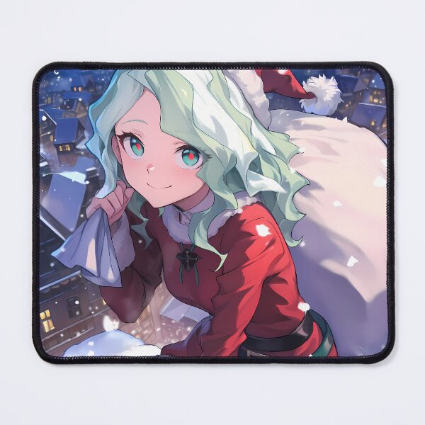 Item preview, Diana Cavendish Christmas Santa Claus Little Witch Academia Anime Girl Winter Snowfall Night designed and sold by TorbenKuhano.
