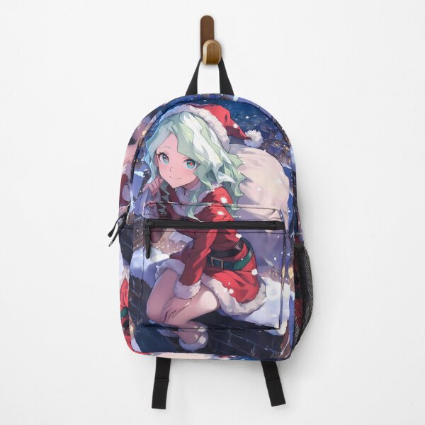 Item preview, Diana Cavendish Christmas Santa Claus Little Witch Academia Anime Girl Winter Snowfall Night designed and sold by TorbenKuhano.