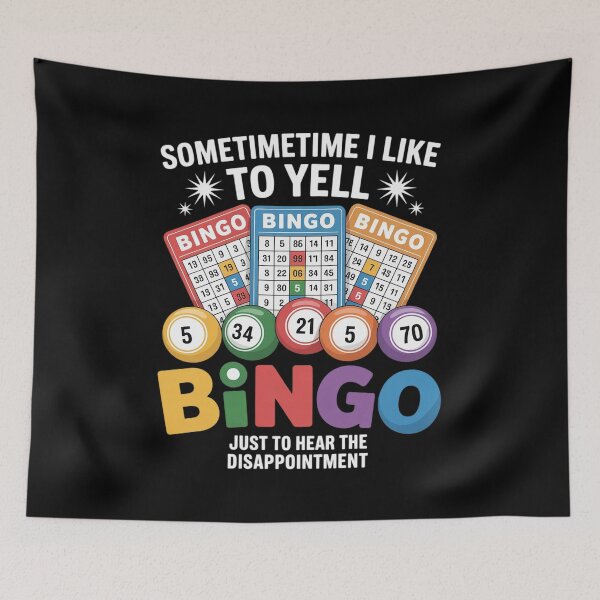 Item preview, Colorful Bingo Casino Game Quote designed and sold by FndPardaL.