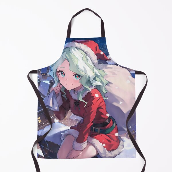 Item preview, Diana Cavendish Christmas Santa Claus Little Witch Academia Anime Girl Winter Snowfall Night designed and sold by TorbenKuhano.