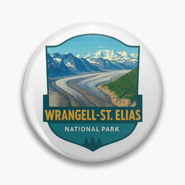 Item preview, Wrangell–St. Elias Alaska Mountain Sticker designed and sold by Ismeal Von.