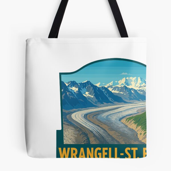 Item preview, Wrangell–St. Elias Alaska Mountain Sticker designed and sold by Ismeal Von.