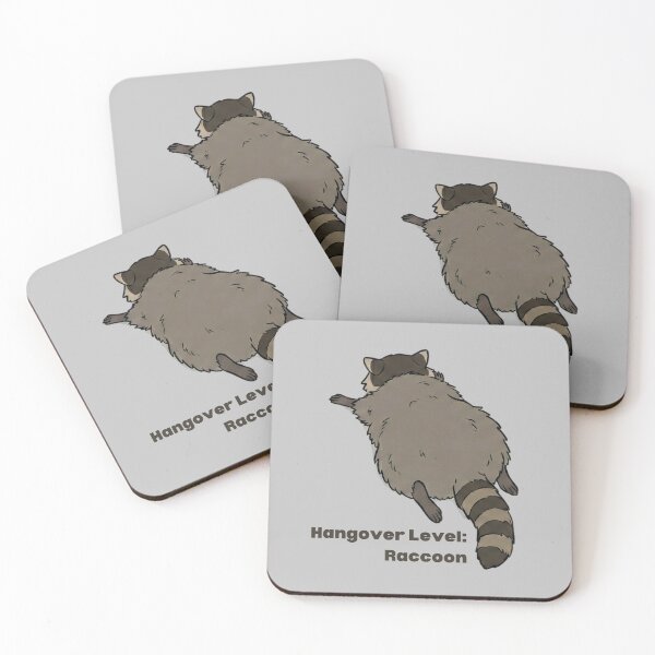 Item preview, Hangover Level: Raccoon – Viral Funny Trash Panda Design designed and sold by SimplyJasper.