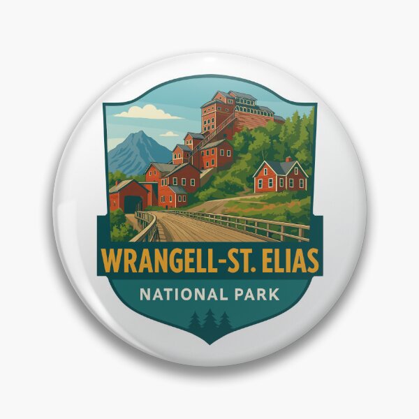 Item preview, Wrangell–St. Elias Alaska Mountain Sticker designed and sold by Ismeal Von.