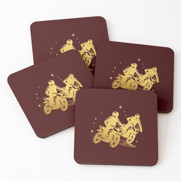 Item preview, Two motorbike riders turning in a race curve_7 designed and sold by Aariq.
